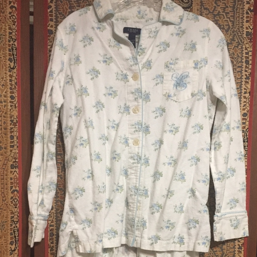 Chaps Ralph Lauren Flannel Pajamas Sz S